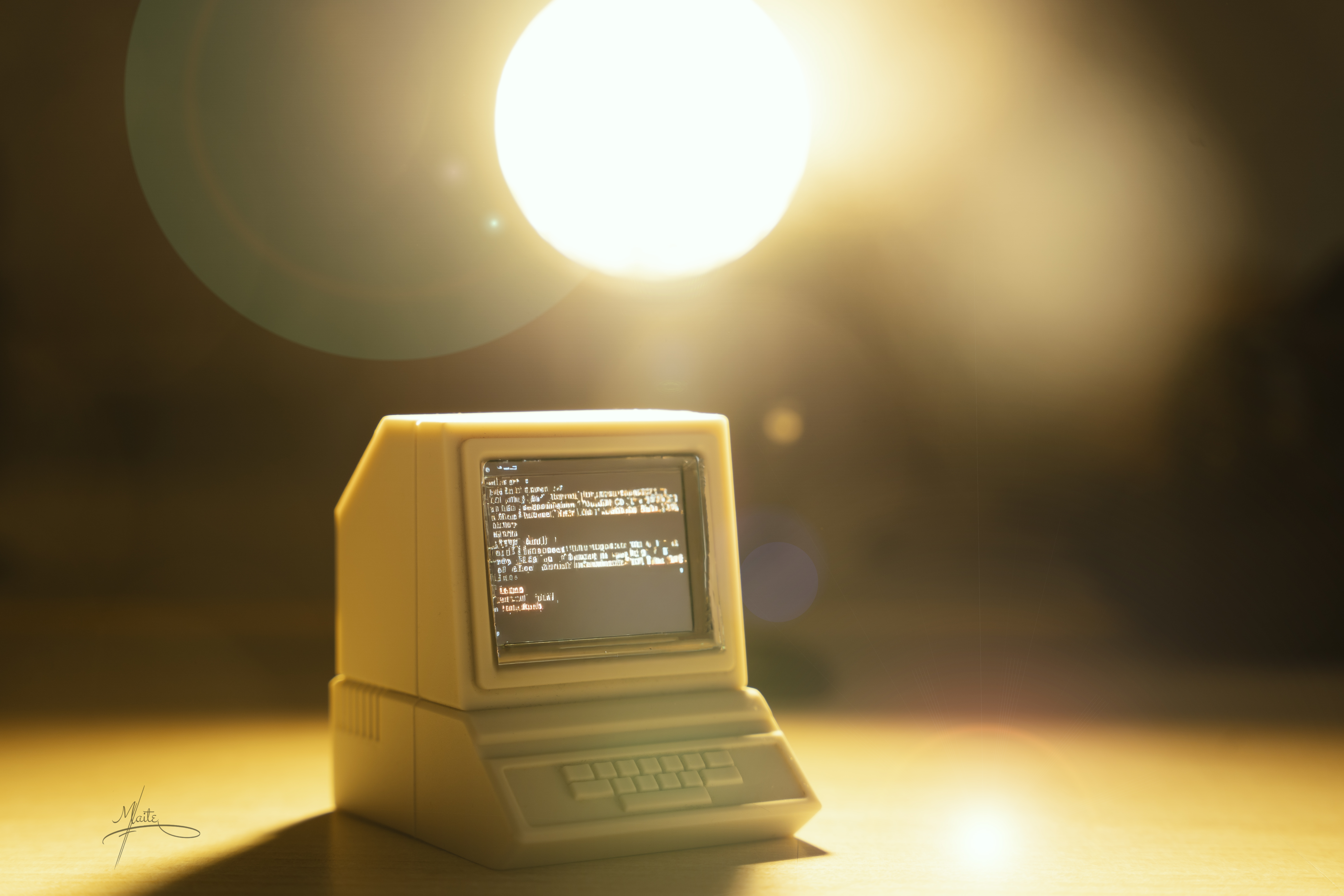 Producto con contraluz